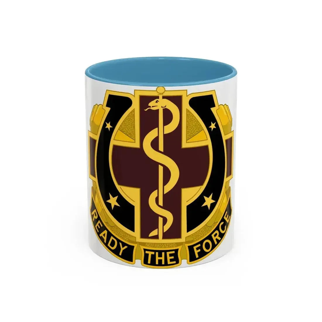 Dental Health Activity Fort Sill 2 (U.S. Army) Accent Coffee Mug 11oz Light Blue - Go Mug Yourself
