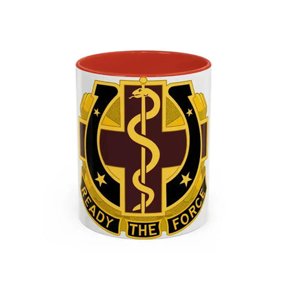Dental Health Activity Fort Sill 2 (U.S. Army) Accent Coffee Mug 11oz Red - Go Mug Yourself