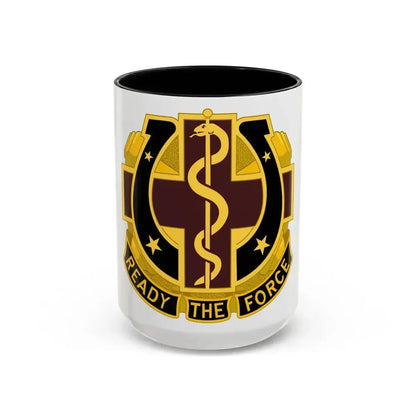 Dental Health Activity Fort Sill 2 (U.S. Army) Accent Coffee Mug 15oz Black - Go Mug Yourself