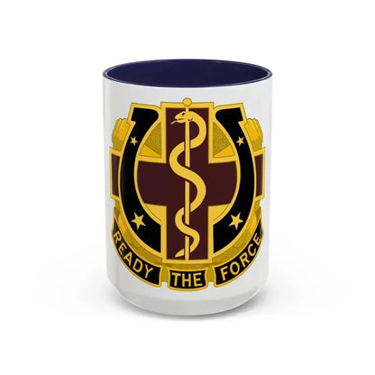 Dental Health Activity Fort Sill 2 (U.S. Army) Accent Coffee Mug 15oz Navy - Go Mug Yourself