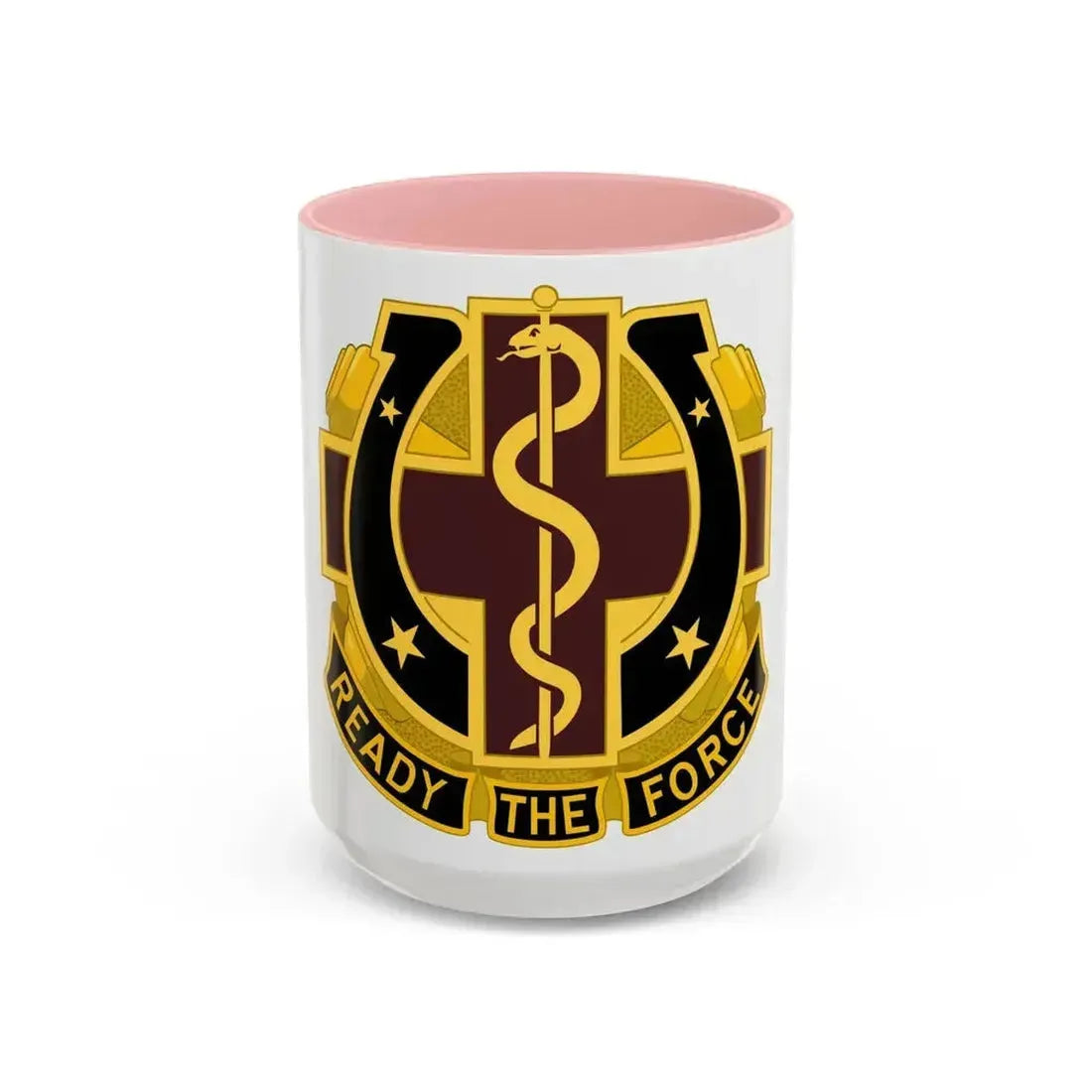 Dental Health Activity Fort Sill 2 (U.S. Army) Accent Coffee Mug 15oz Pink - Go Mug Yourself