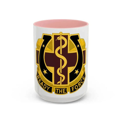 Dental Health Activity Fort Sill 2 (U.S. Army) Accent Coffee Mug 15oz Pink - Go Mug Yourself