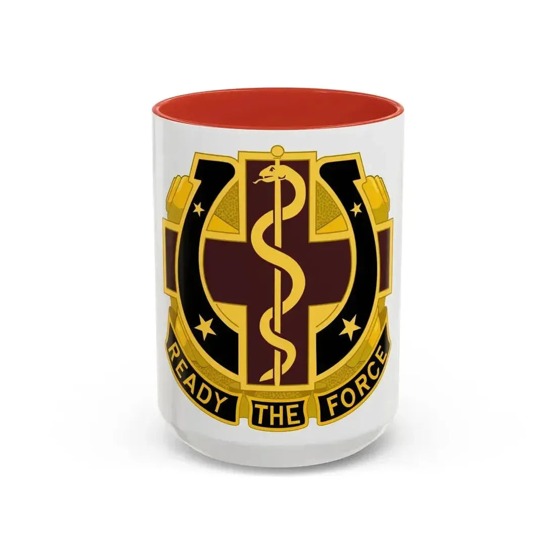 Dental Health Activity Fort Sill 2 (U.S. Army) Accent Coffee Mug 15oz Red - Go Mug Yourself