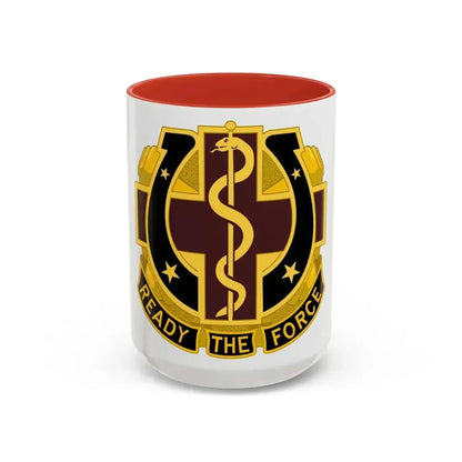 Dental Health Activity Fort Sill 2 (U.S. Army) Accent Coffee Mug 15oz Red - Go Mug Yourself