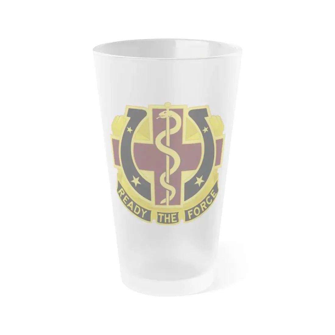 Dental Health Activity Fort Sill 2 (U.S. Army) Frosted Pint Glass 16oz Default Title - Go Mug Yourself