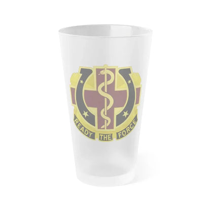 Dental Health Activity Fort Sill 2 (U.S. Army) Frosted Pint Glass 16oz Default Title - Go Mug Yourself