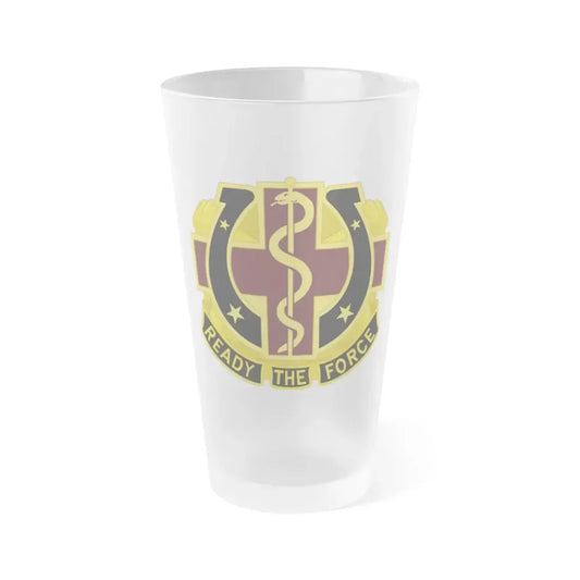 Dental Health Activity Fort Sill 2 (U.S. Army) Frosted Pint Glass 16oz Default Title - Go Mug Yourself