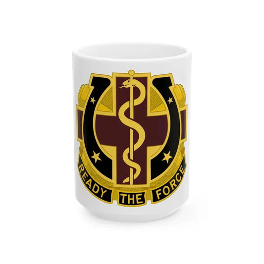 Dental Health Activity Fort Sill 2 (U.S. Army) White Coffee Mug 15oz - Go Mug Yourself