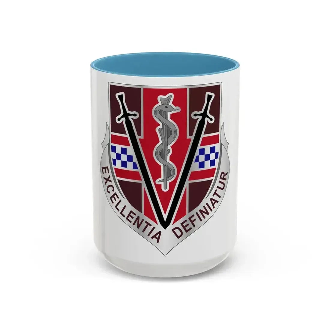 Dental Health Activity Fort Stewart (U.S. Army) Accent Coffee Mug 15oz Light Blue - Go Mug Yourself