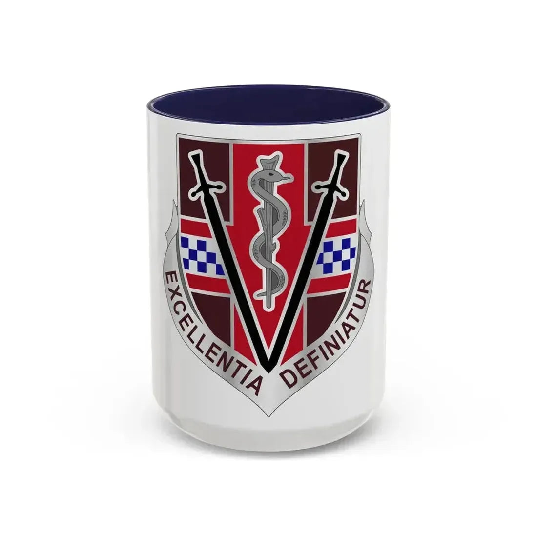 Dental Health Activity Fort Stewart (U.S. Army) Accent Coffee Mug 15oz Navy - Go Mug Yourself