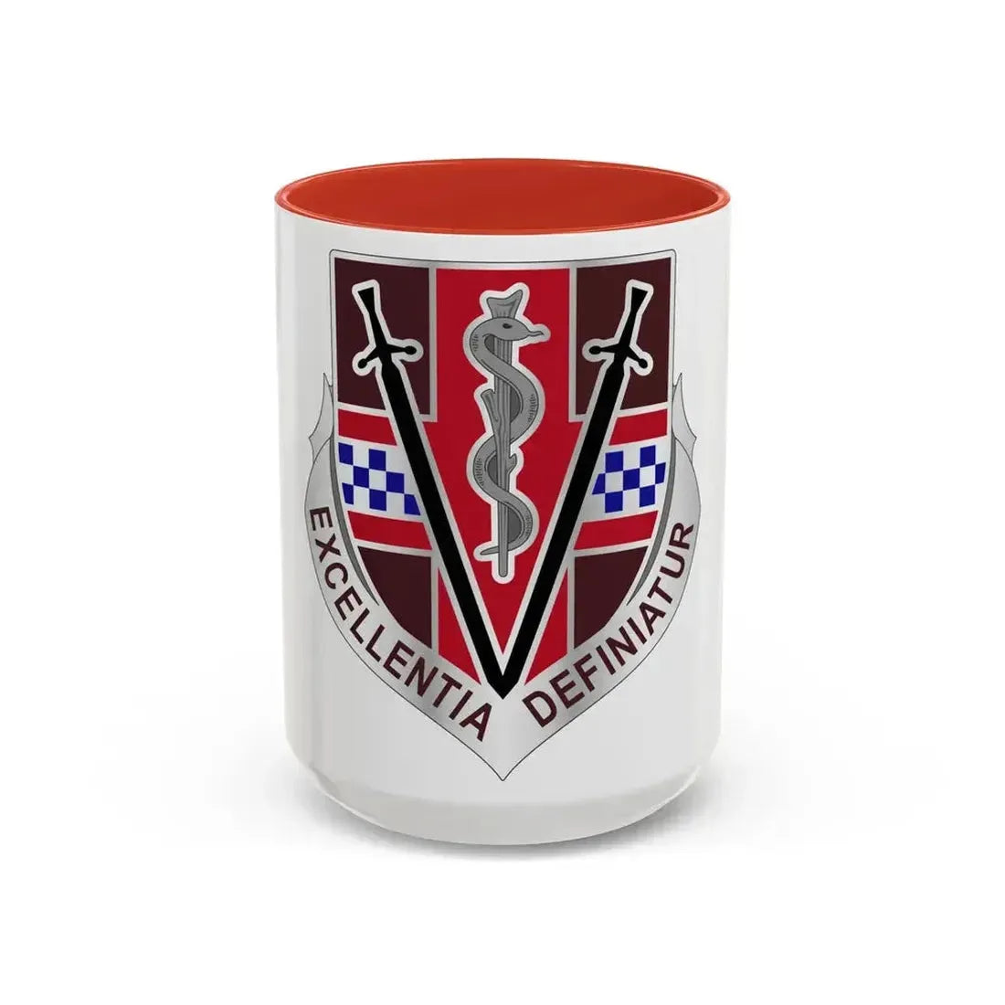 Dental Health Activity Fort Stewart (U.S. Army) Accent Coffee Mug 15oz Red - Go Mug Yourself
