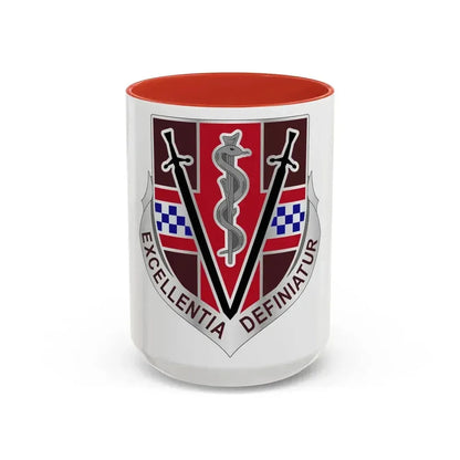 Dental Health Activity Fort Stewart (U.S. Army) Accent Coffee Mug 15oz Red - Go Mug Yourself