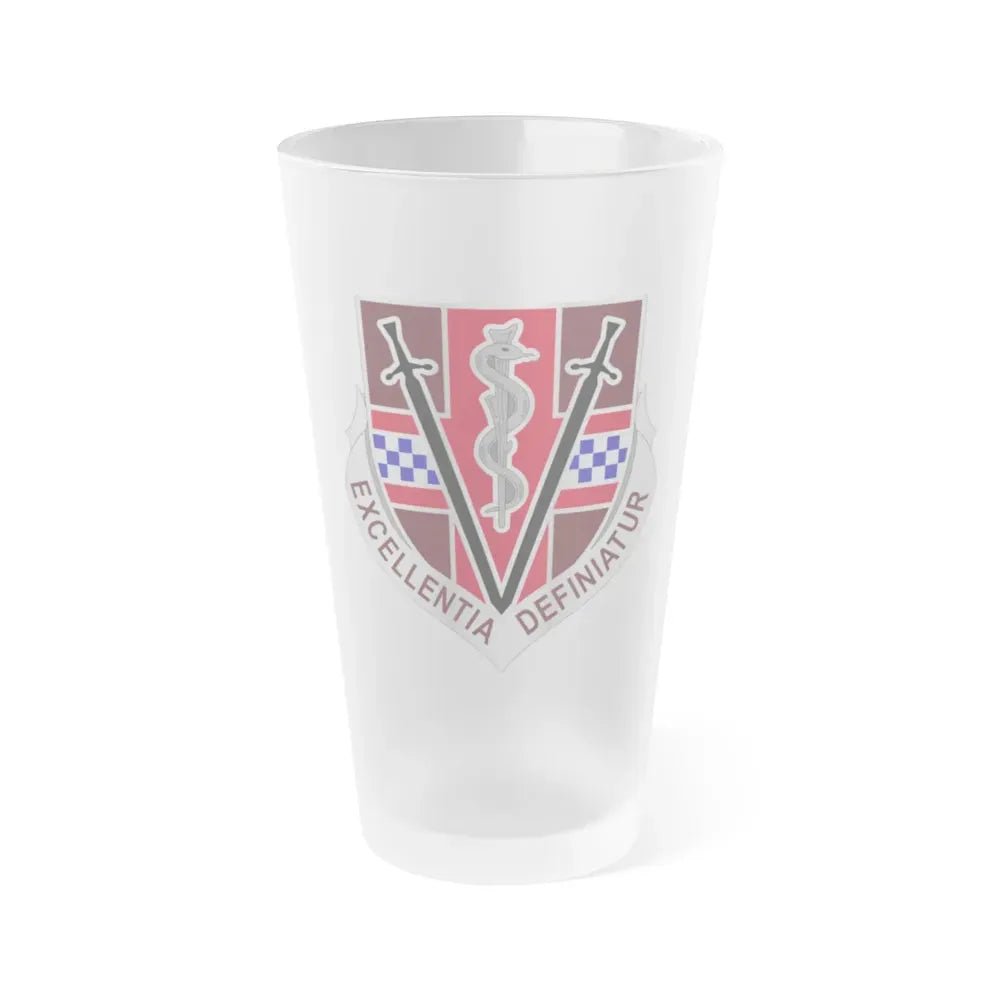 Dental Health Activity Fort Stewart (U.S. Army) Frosted Pint Glass 16oz Default Title - Go Mug Yourself