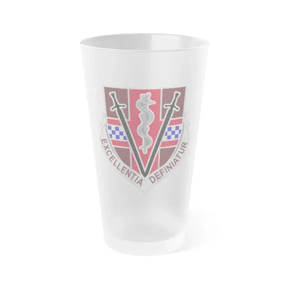 Dental Health Activity Fort Stewart (U.S. Army) Frosted Pint Glass 16oz Default Title - Go Mug Yourself