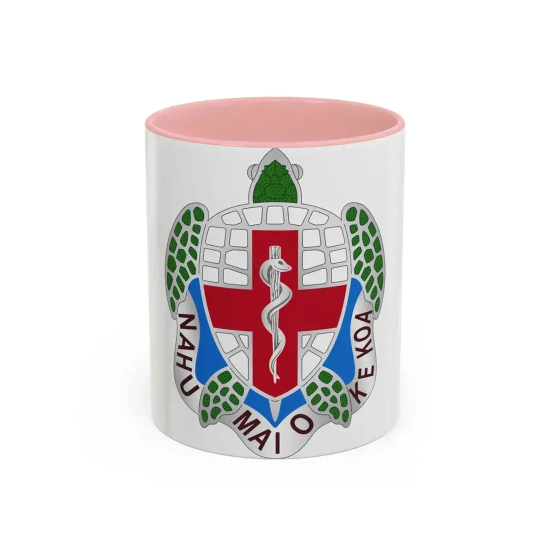 Dental Health Activity Hawaii (U.S. Army) Accent Coffee Mug 11oz Pink - Go Mug Yourself