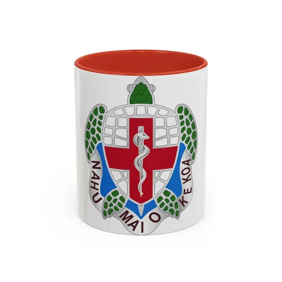 Dental Health Activity Hawaii (U.S. Army) Accent Coffee Mug 11oz Red - Go Mug Yourself