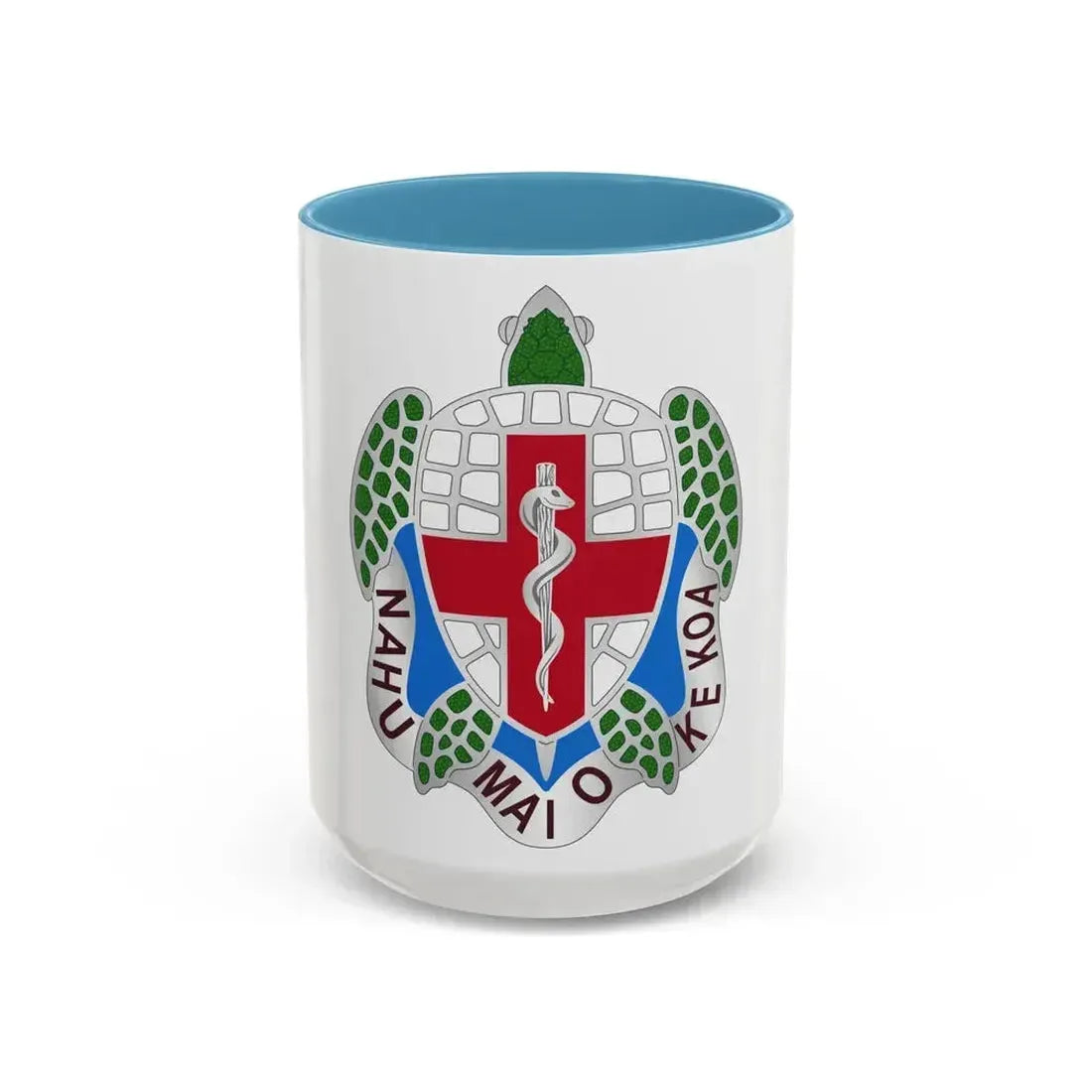 Dental Health Activity Hawaii (U.S. Army) Accent Coffee Mug 15oz Light Blue - Go Mug Yourself