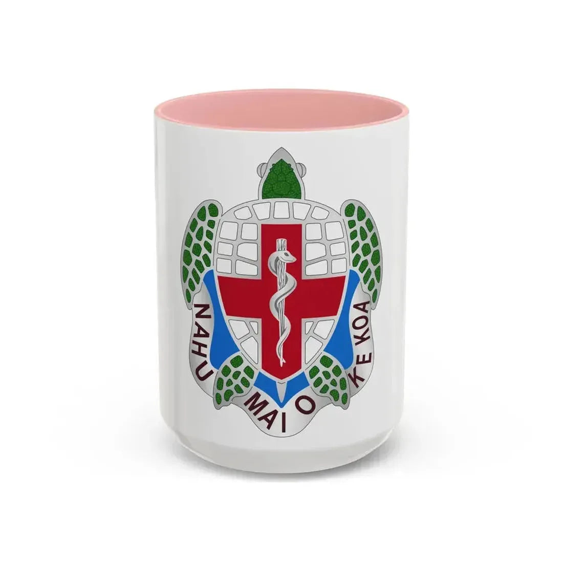 Dental Health Activity Hawaii (U.S. Army) Accent Coffee Mug 15oz Pink - Go Mug Yourself
