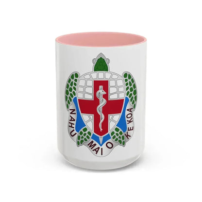 Dental Health Activity Hawaii (U.S. Army) Accent Coffee Mug 15oz Pink - Go Mug Yourself