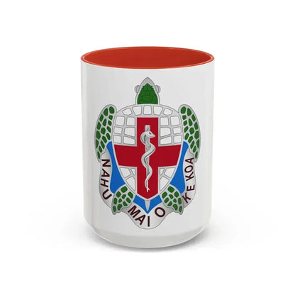 Dental Health Activity Hawaii (U.S. Army) Accent Coffee Mug 15oz Red - Go Mug Yourself