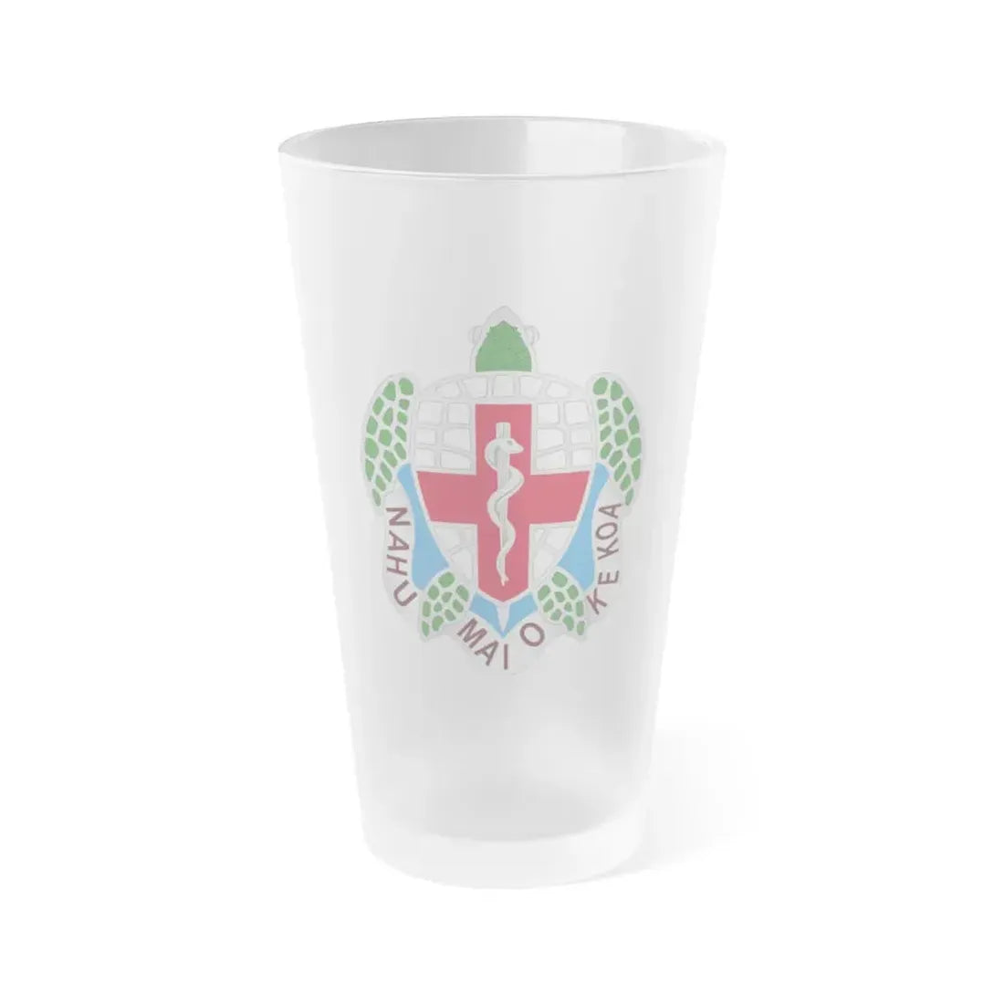 Dental Health Activity Hawaii (U.S. Army) Frosted Pint Glass 16oz Default Title - Go Mug Yourself