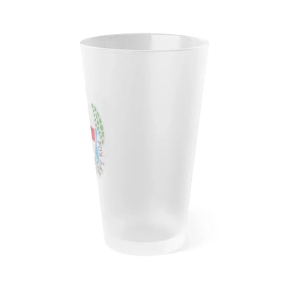 Dental Health Activity Hawaii (U.S. Army) Frosted Pint Glass 16oz - Go Mug Yourself