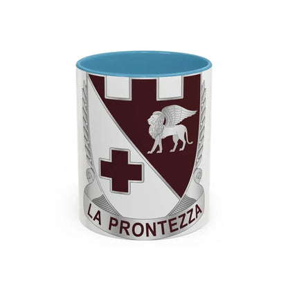 Dental Health Activity Italy (U.S. Army) Accent Coffee Mug 11oz Light Blue - Go Mug Yourself