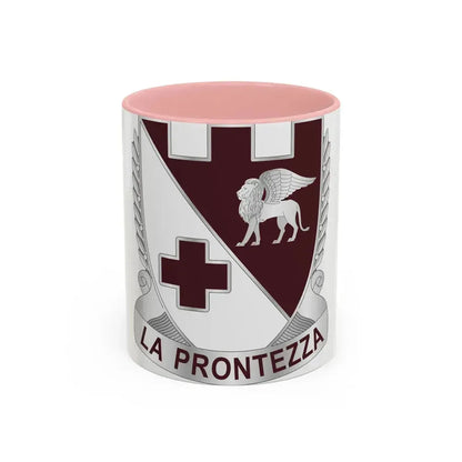 Dental Health Activity Italy (U.S. Army) Accent Coffee Mug 11oz Pink - Go Mug Yourself