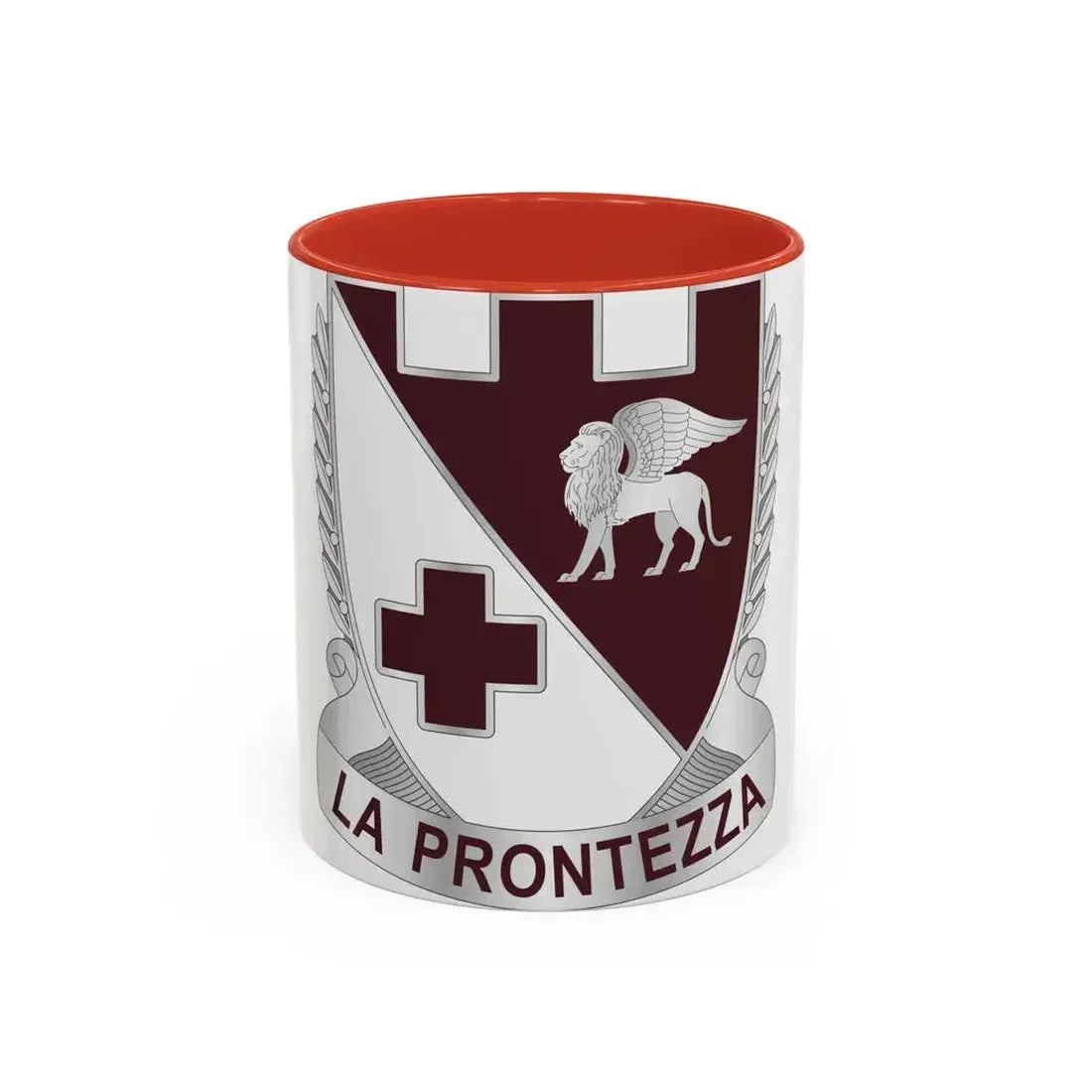 Dental Health Activity Italy (U.S. Army) Accent Coffee Mug 11oz Red - Go Mug Yourself