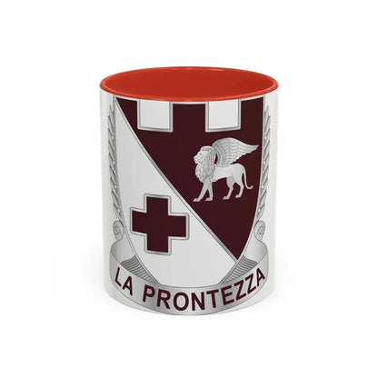 Dental Health Activity Italy (U.S. Army) Accent Coffee Mug 11oz Red - Go Mug Yourself