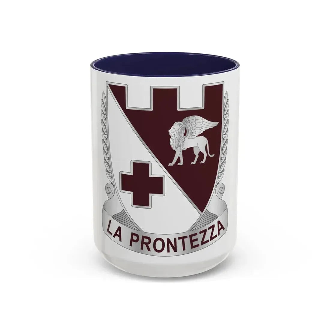 Dental Health Activity Italy (U.S. Army) Accent Coffee Mug 15oz Navy - Go Mug Yourself