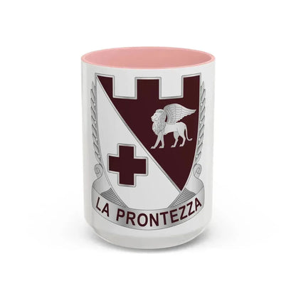 Dental Health Activity Italy (U.S. Army) Accent Coffee Mug 15oz Pink - Go Mug Yourself