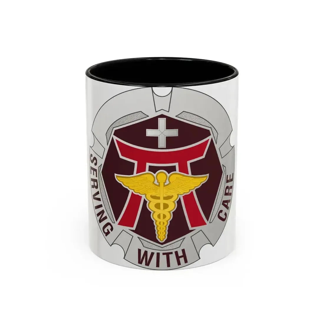 Dental Health Activity Japan (U.S. Army) Accent Coffee Mug 11oz Black - Go Mug Yourself