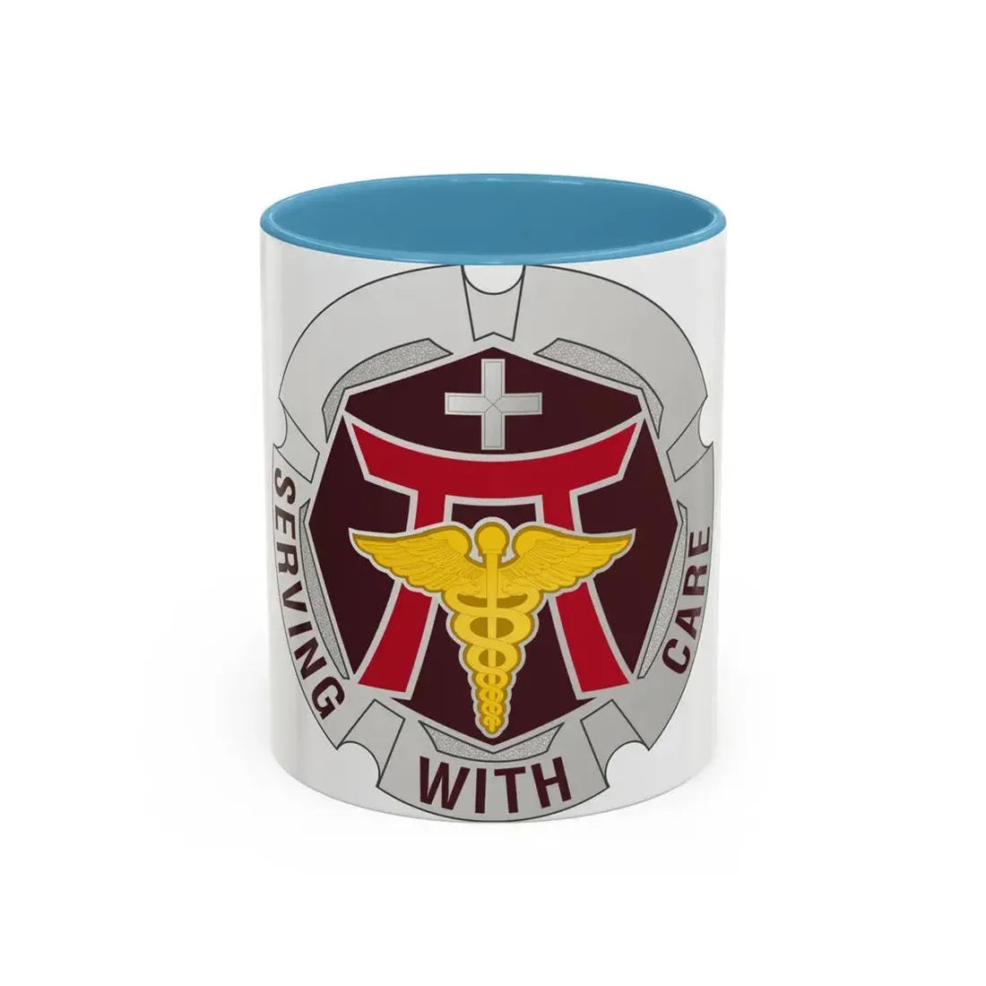 Dental Health Activity Japan (U.S. Army) Accent Coffee Mug 11oz Light Blue - Go Mug Yourself