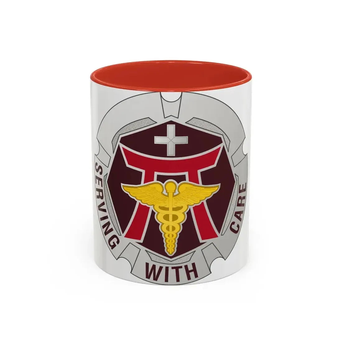 Dental Health Activity Japan (U.S. Army) Accent Coffee Mug 11oz Red - Go Mug Yourself