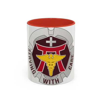 Dental Health Activity Japan (U.S. Army) Accent Coffee Mug 11oz Red - Go Mug Yourself