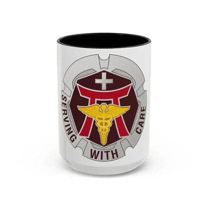 Dental Health Activity Japan (U.S. Army) Accent Coffee Mug 15oz Black - Go Mug Yourself