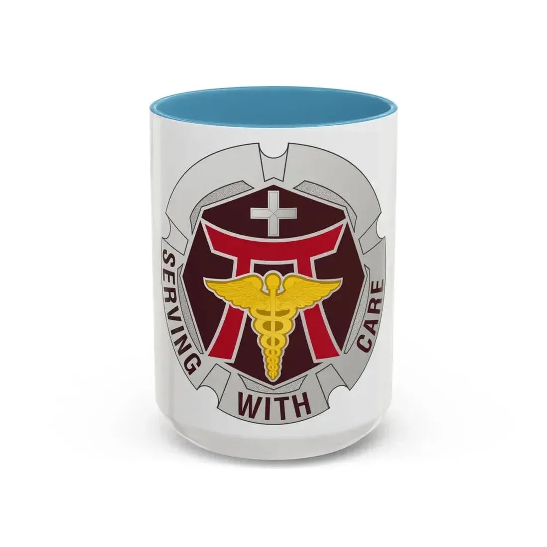 Dental Health Activity Japan (U.S. Army) Accent Coffee Mug 15oz Light Blue - Go Mug Yourself