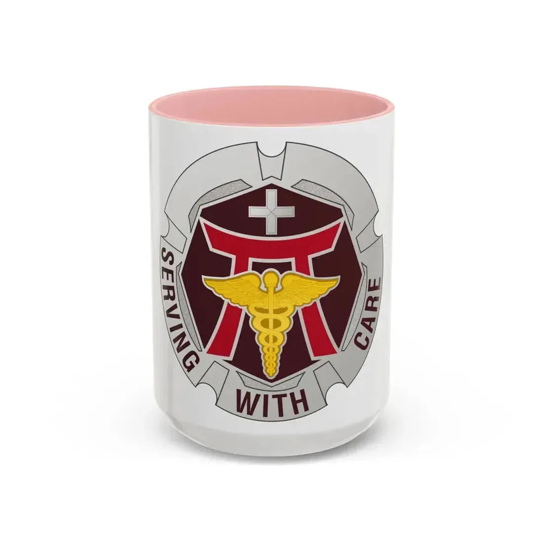 Dental Health Activity Japan (U.S. Army) Accent Coffee Mug 15oz Pink - Go Mug Yourself