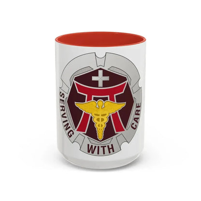 Dental Health Activity Japan (U.S. Army) Accent Coffee Mug 15oz Red - Go Mug Yourself