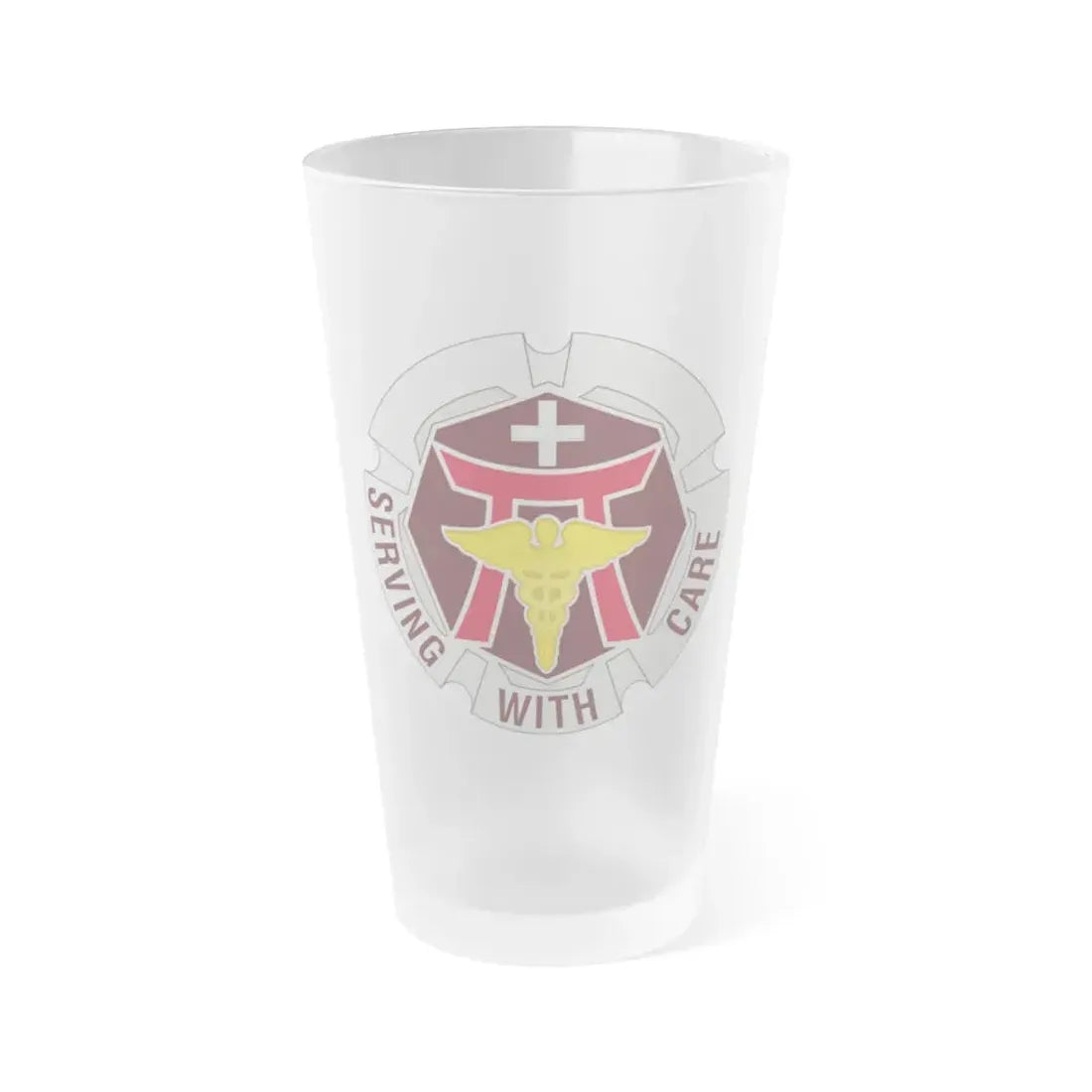 Dental Health Activity Japan (U.S. Army) Frosted Pint Glass 16oz Default Title - Go Mug Yourself
