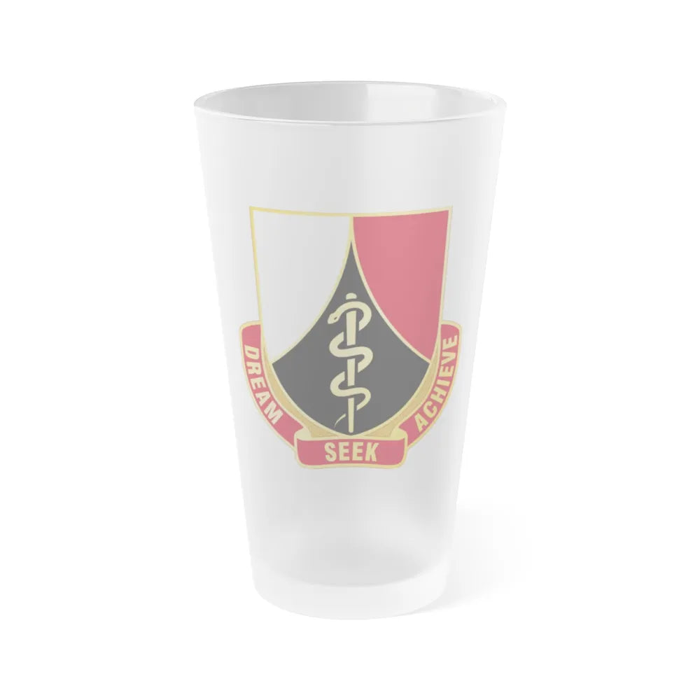 Dental Health Activity Rheinland Pfalz (U.S. Army) Frosted Pint Glass 16oz-Go Mug Yourself