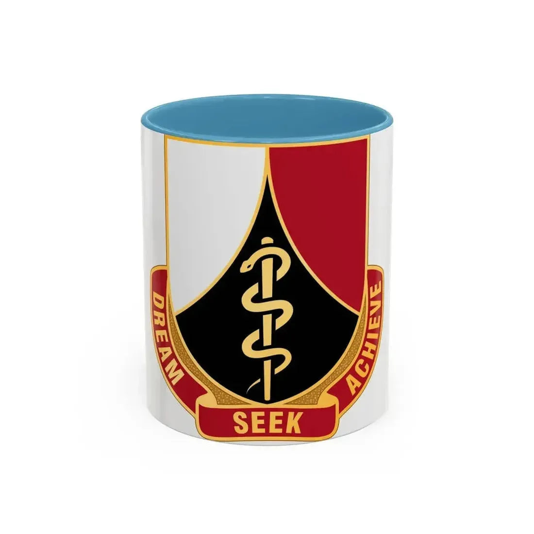 Dental Health Activity Rheinland Pfalz (U.S. Army) Accent Coffee Mug 11oz Light Blue - Go Mug Yourself