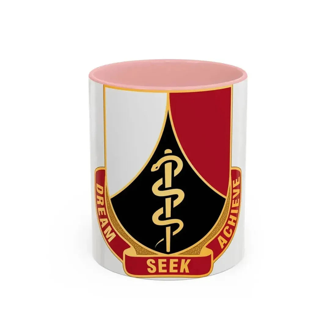 Dental Health Activity Rheinland Pfalz (U.S. Army) Accent Coffee Mug 11oz Pink - Go Mug Yourself