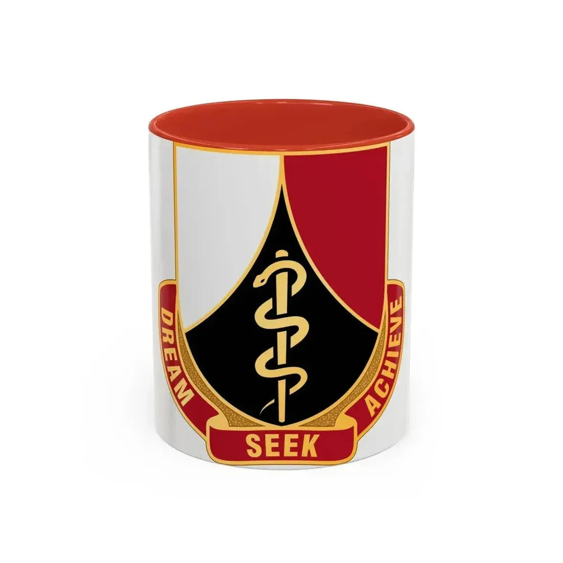 Dental Health Activity Rheinland Pfalz (U.S. Army) Accent Coffee Mug 11oz Red - Go Mug Yourself