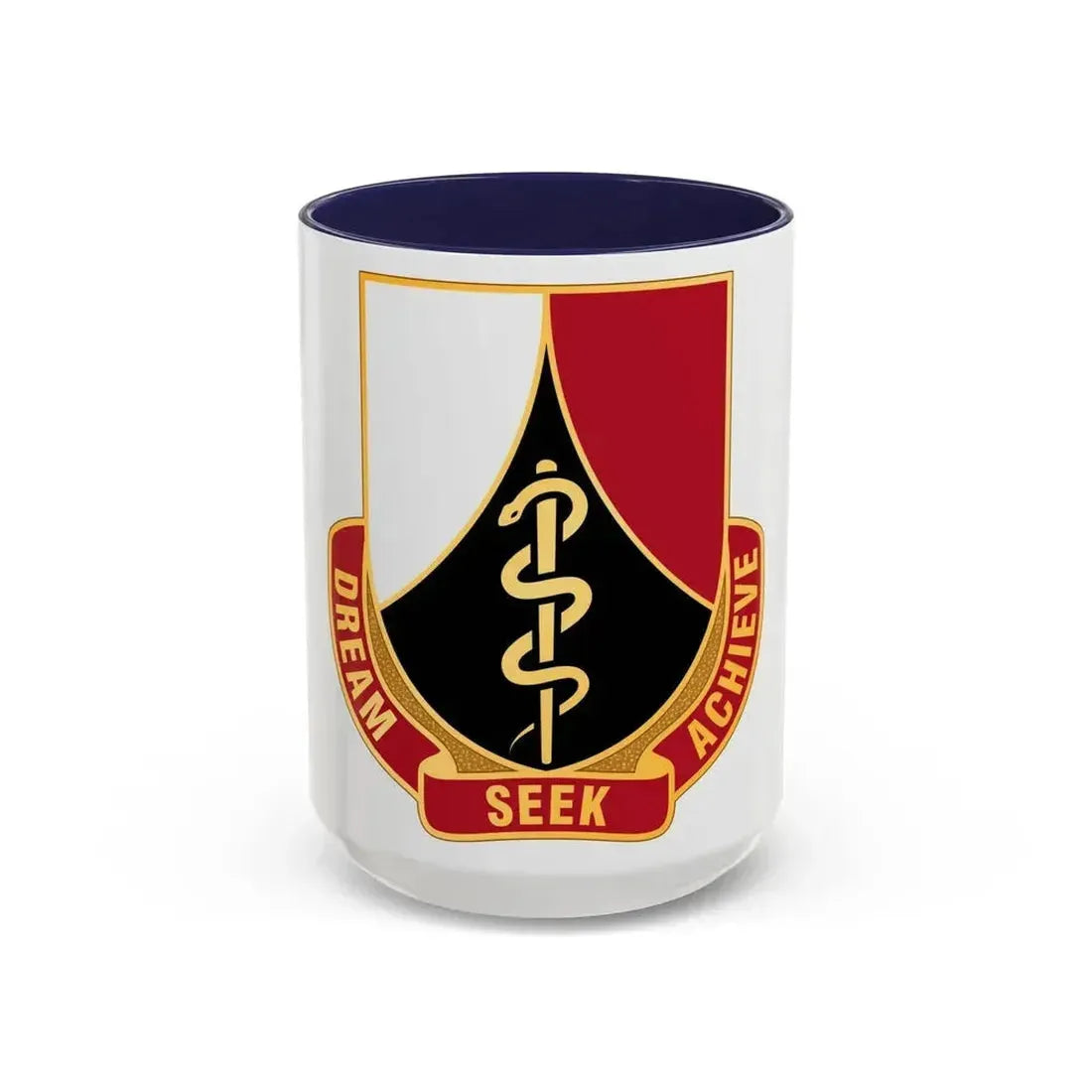 Dental Health Activity Rheinland Pfalz (U.S. Army) Accent Coffee Mug 15oz Navy - Go Mug Yourself