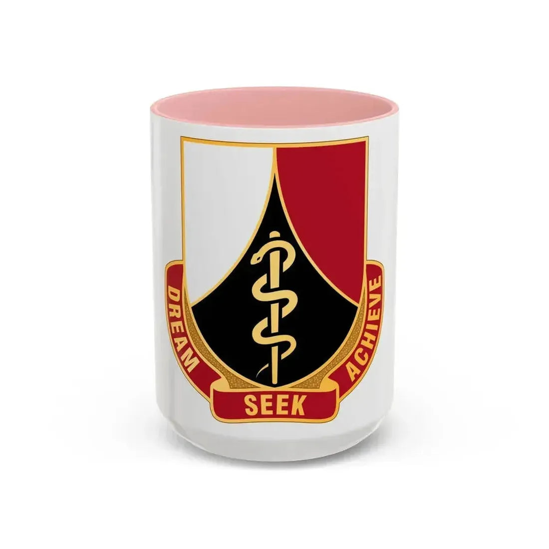 Dental Health Activity Rheinland Pfalz (U.S. Army) Accent Coffee Mug 15oz Pink - Go Mug Yourself