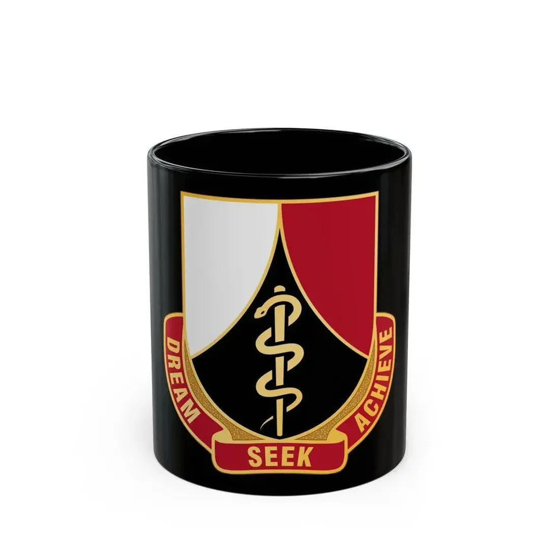 Dental Health Activity Rheinland Pfalz (U.S. Army) Black Coffee Mug 11oz - Go Mug Yourself
