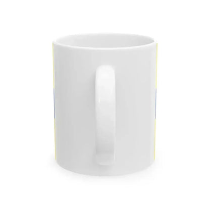 Dentergem flag (Belgium) White Coffee Mug - Go Mug Yourself