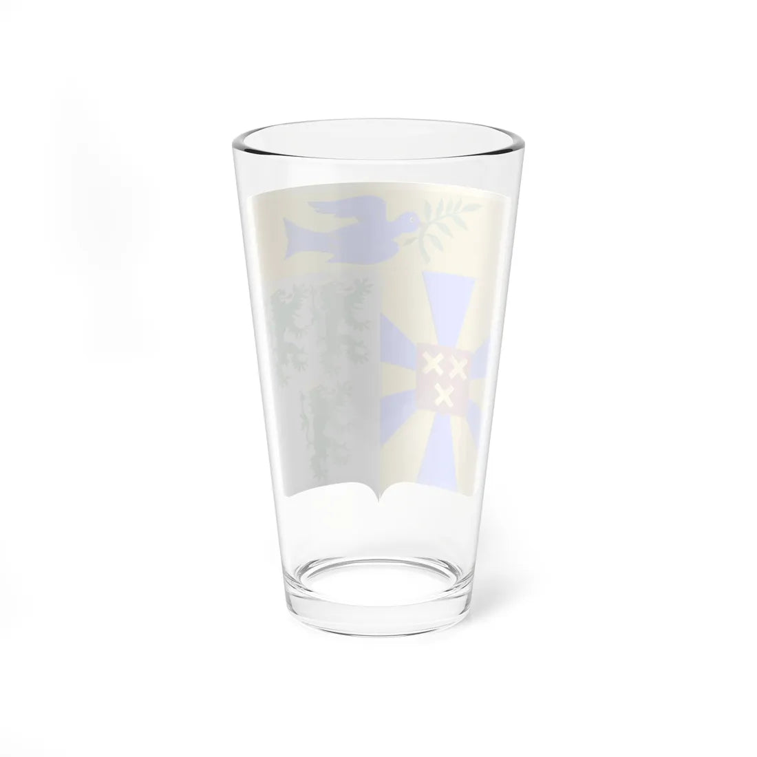 Dentergem wapen (Belgium) (Coat of Arms) Pint Glass 16oz - Go Mug Yourself